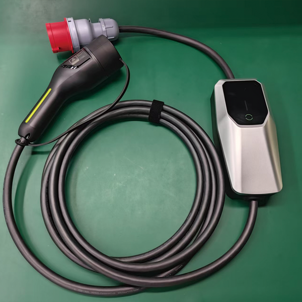 Portable EV charger with a Type 2 vehicle connector