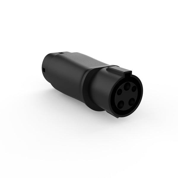 Side view of the compact charging adapter