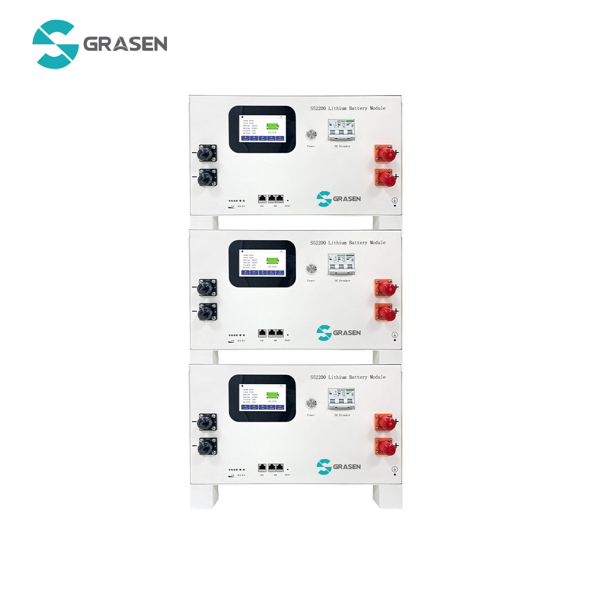 S52200 51.2V 10.24KWH Stack-mounted Lithium Battery